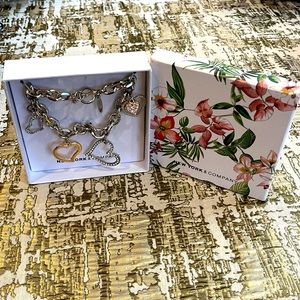 New York and company adorable toggle charm bracelet! NIB